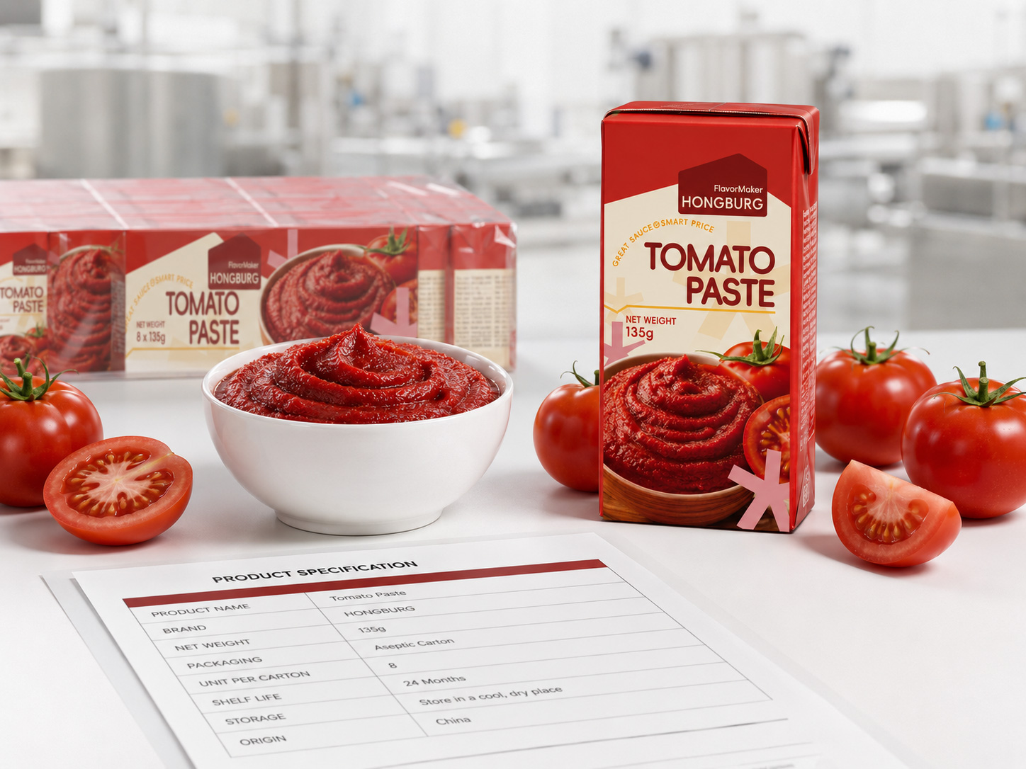 Pastă de roșii pentru carton aseptic: Ghid de produs pentru cumpărătorii globali