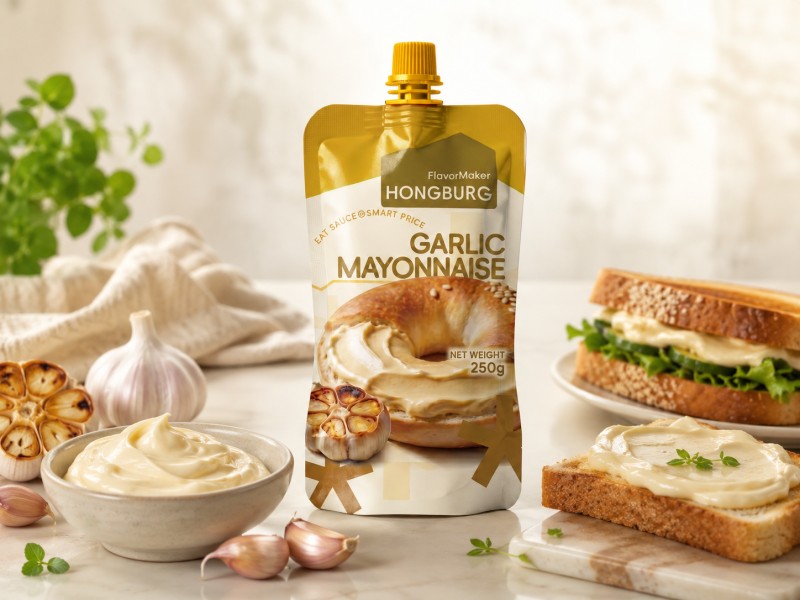 Maioneză clasică cremoasă cu usturoi