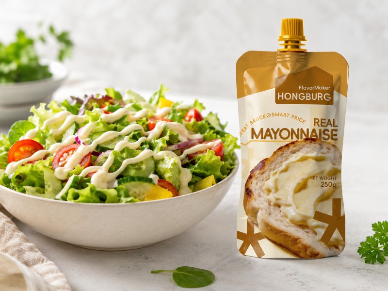 Maioneză adevărată bogată clasică pentru salate