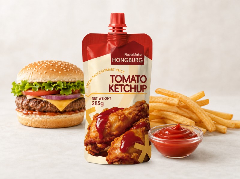 Ketchup de roșii clasic pentru cartofi prăjiți și burgeri