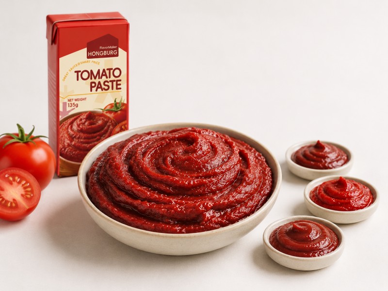 Pastă concentrată de tomate cu Brix personalizat