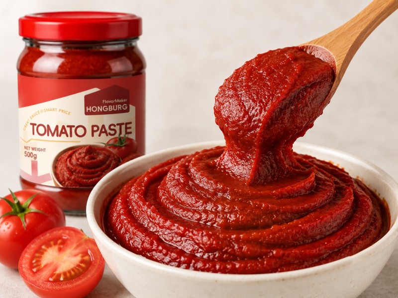 Pasta de tomate Hot Break de inalta vascozitate