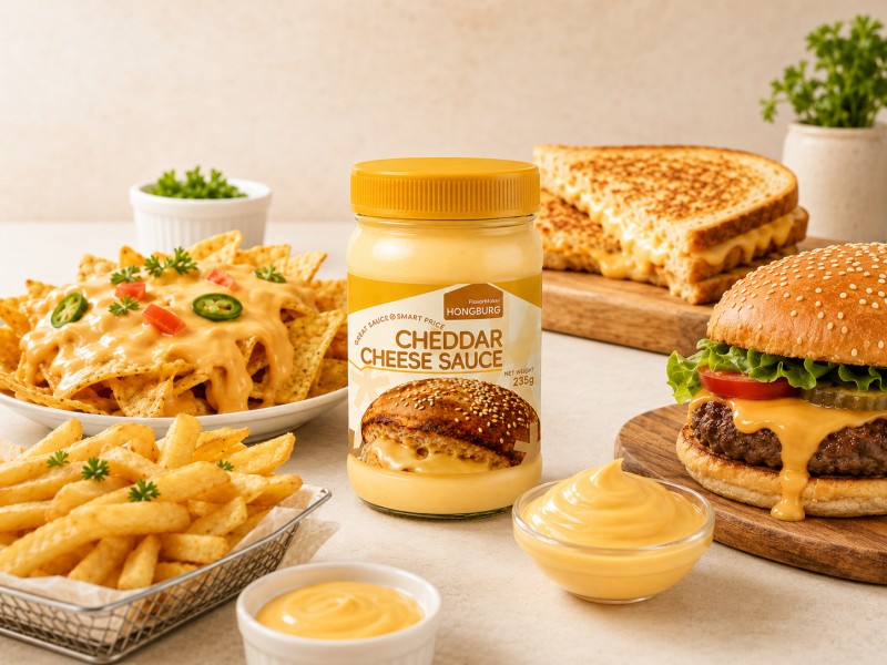 Sos neted de brânză Cheddar