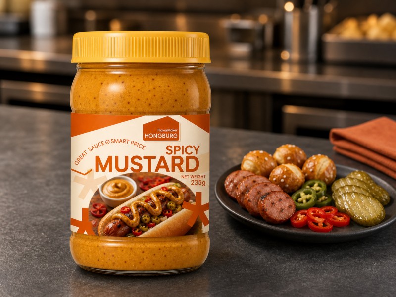 Sos de muștar picant și aromat gros