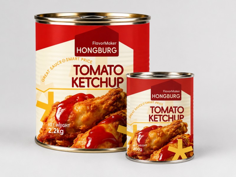 Ketchup de roșii în conserve